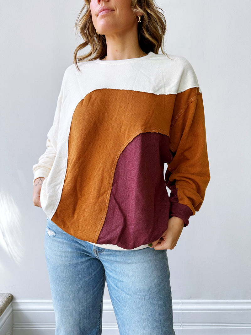 Autumn Colorblock Sweatshirt