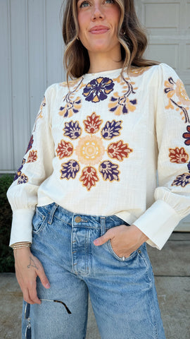 Lilith Puff Sleeve Sweater