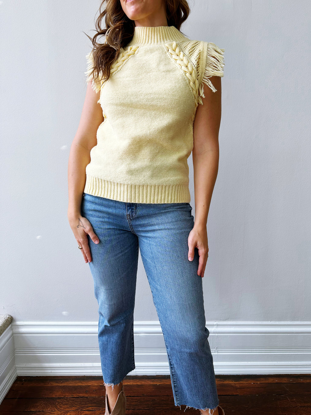 Lemonade Fringe Sweater