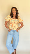 Peaches Peplum Top