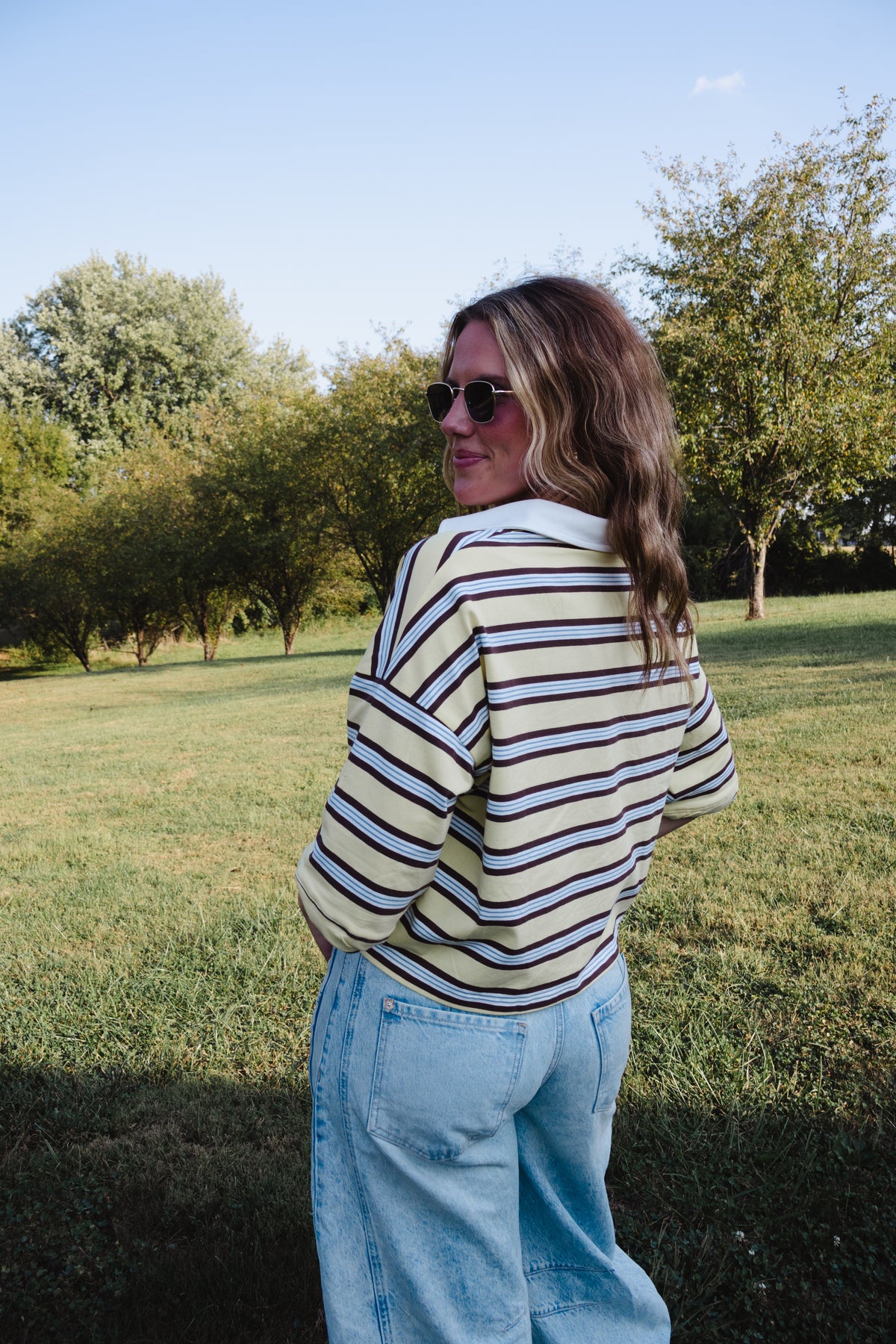 Sunshine Short Sleeve Polo Top