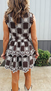 Sadie Embroidered Mini Dress