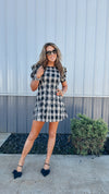 Holiday Plaid Mini Dress