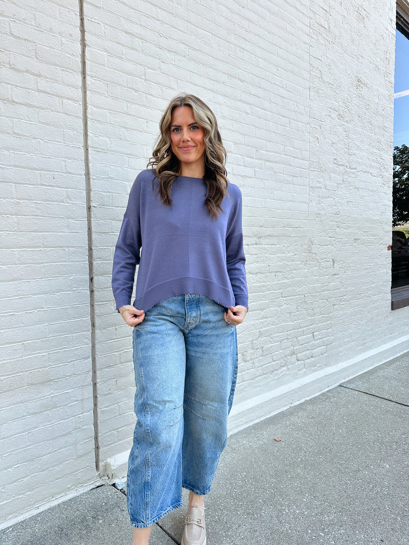 Lawson Sweater in Vintage Violet
