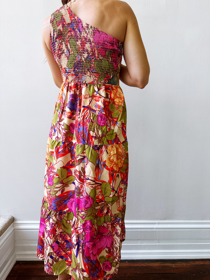 Hot Tropic One Shoulder Dress