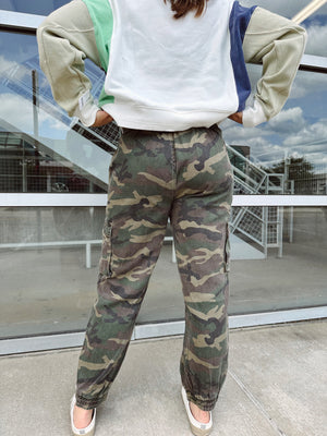 (Restocked!!) Camo Cargo Jogger Pant