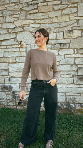 Sway Textured Crop Tee