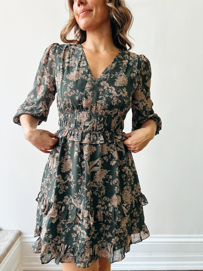 Evergreen Mini Dress