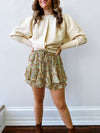 Vintage Floral Skort