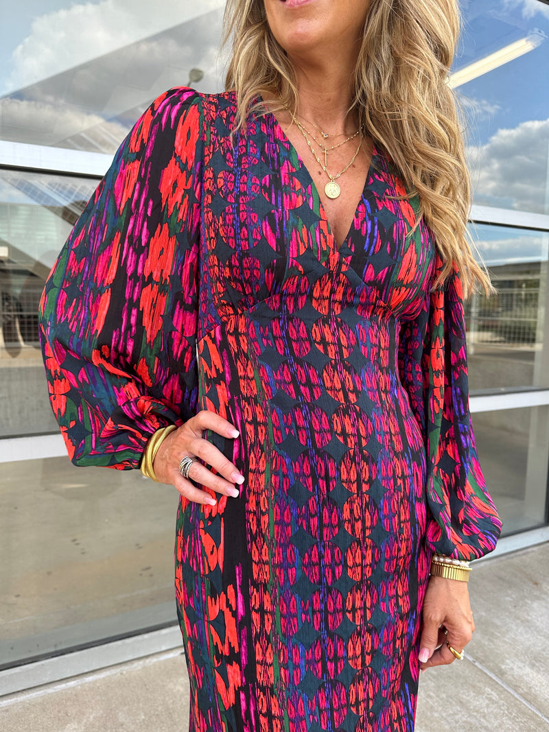 Such A Dream Balloon Sleeve Maxi