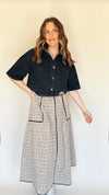 Cropped Denim Shirt Jacket