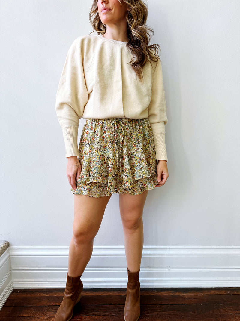 Vintage Floral Skort