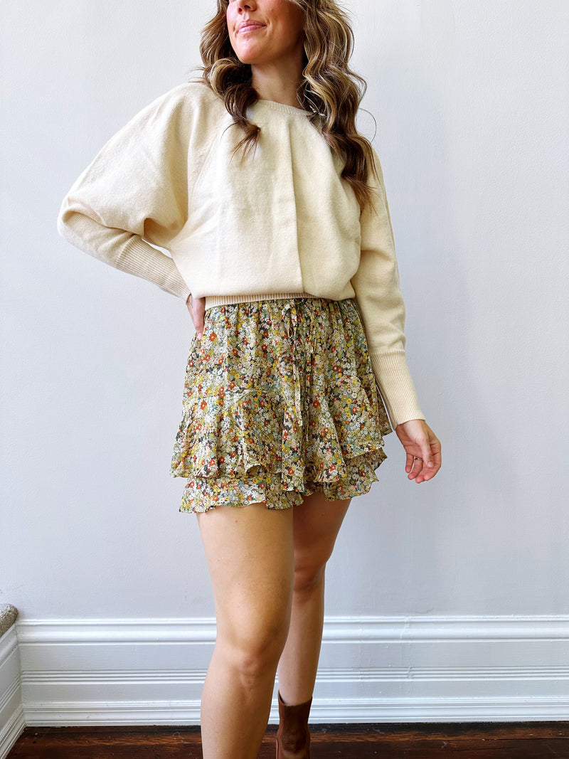 Dolman Pleat Sweater