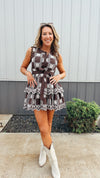 Sadie Embroidered Mini Dress