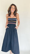 Mindy Smocked Tube Dress