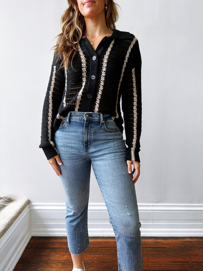 Riley Open Knit Cardigan