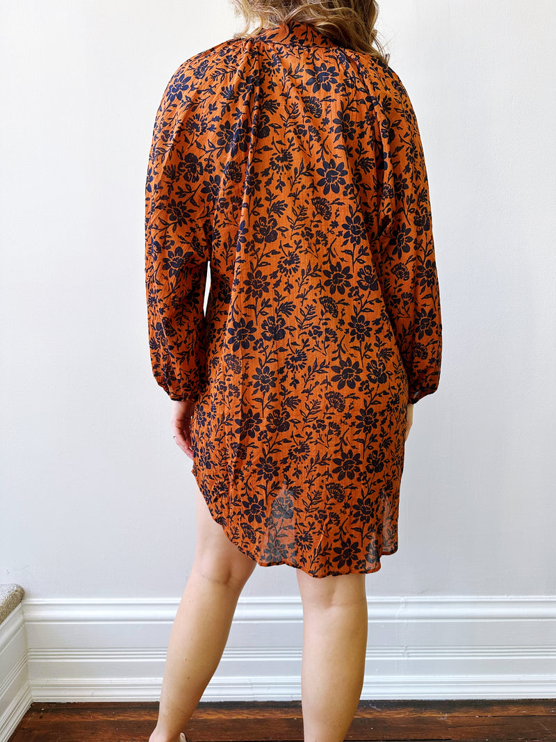 Midnight Pumpkin Tunic Dress