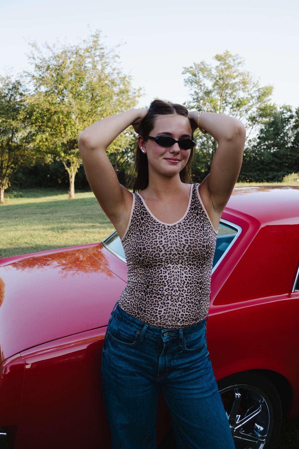 Reversible Leopard Tank Top