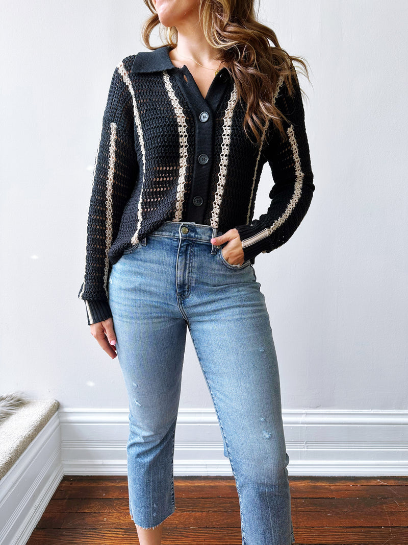Riley Open Knit Cardigan