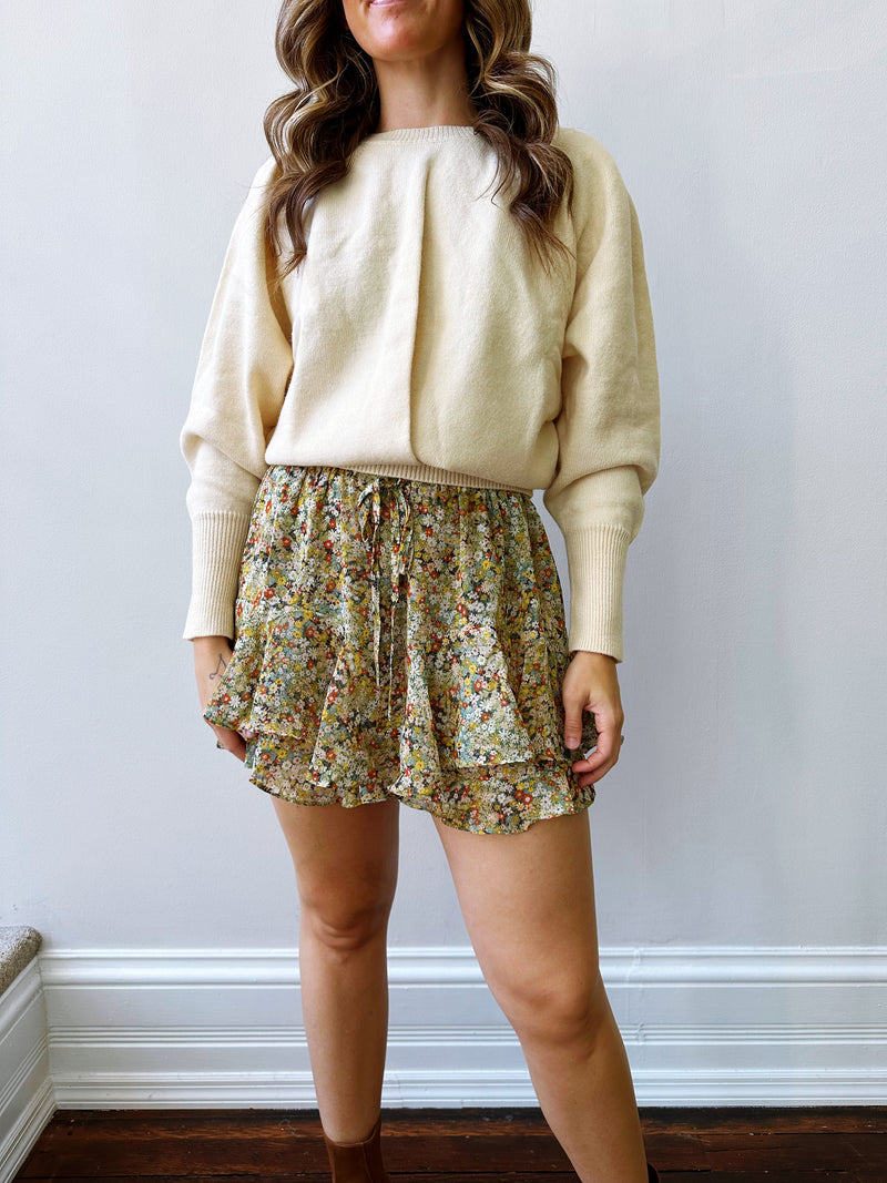 Dolman Pleat Sweater