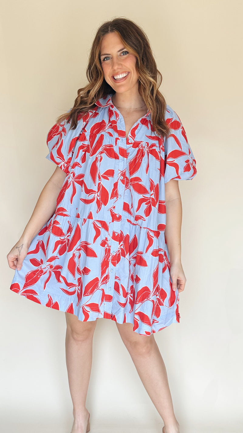 Paradise Babydoll Shirtdress