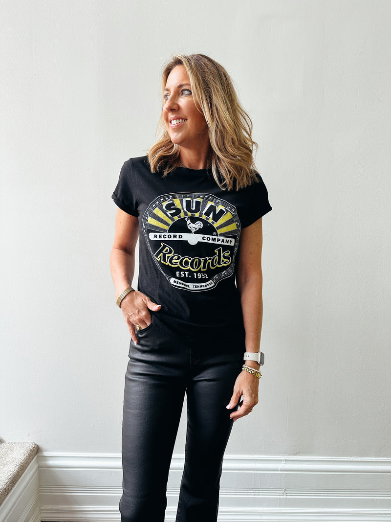 Elvis X Sun Record Tee