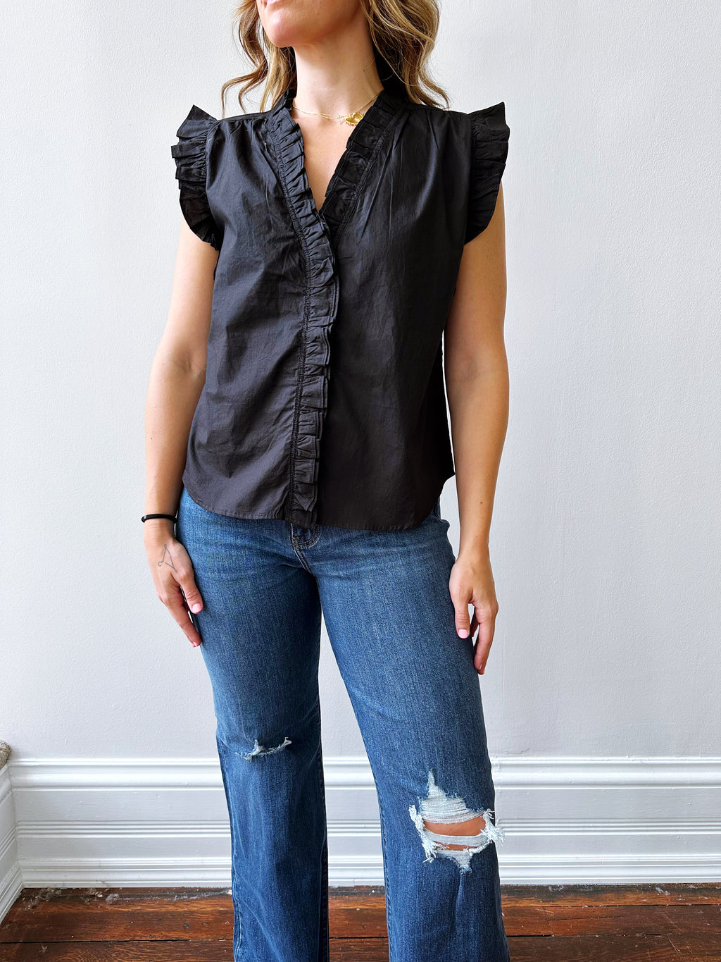 Ruffle Edge Blouse