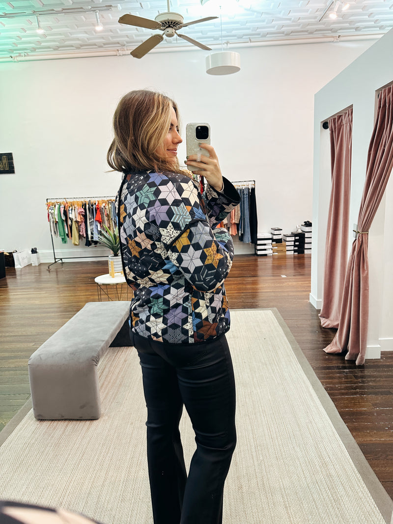 Star Quilted Lightweight Jacket