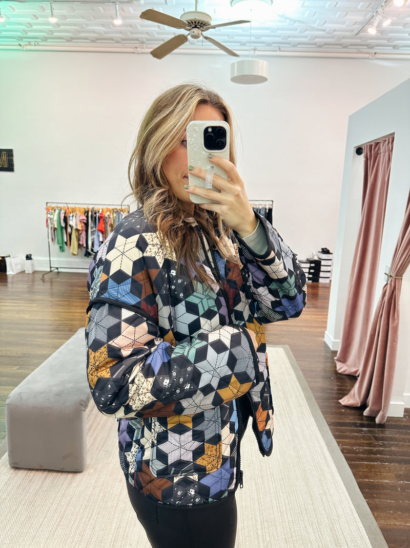Star Quilted Lightweight Jacket