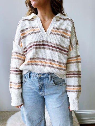 Striped Bolero Sweater