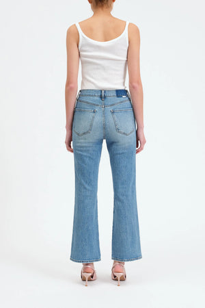 Soho High Rise Ankle Flare in All Mine Vintage