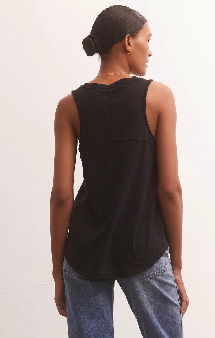 Sun Drenched Vagabond Tank in Black
