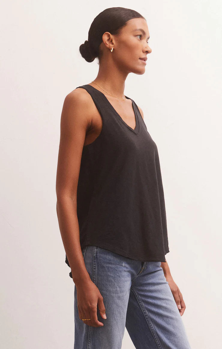 Sun Drenched Vagabond Tank in Black