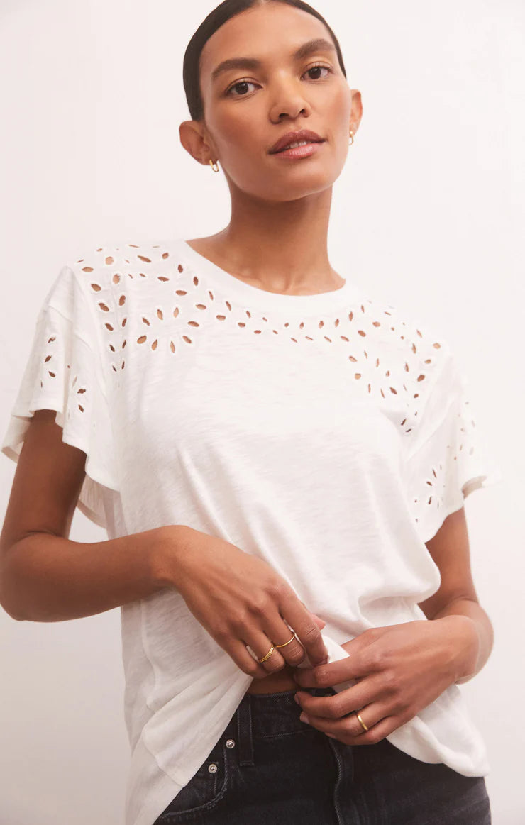 Alanis Embroidered Top