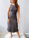 Ivette Dress in Charcoal