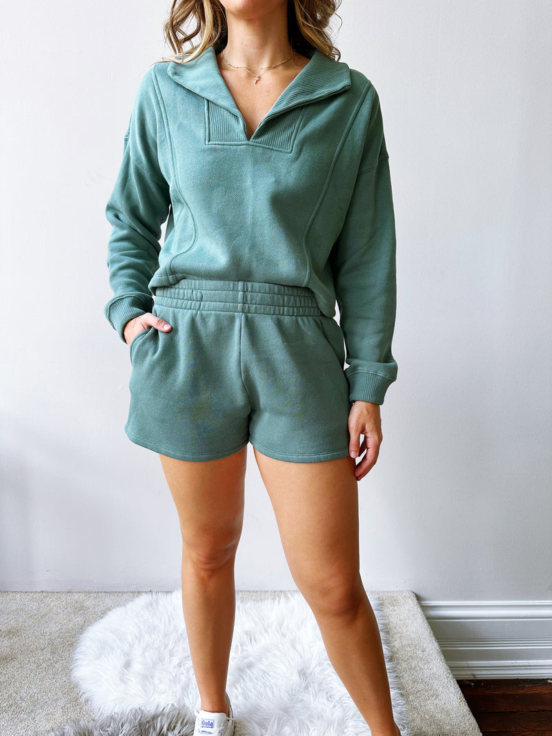 Sporty Fleece Short