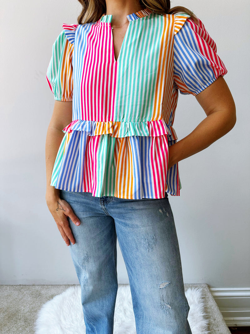 Carnivale Striped Blouse