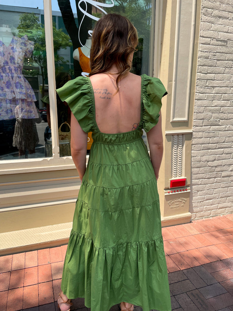 Martini Tiered Midi Dress