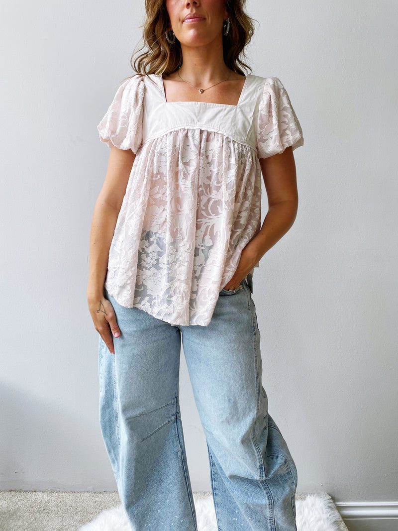 Sunrise To Sunset Blouse in Champagne
