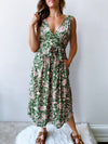 Summer Carnival Wrap Dress