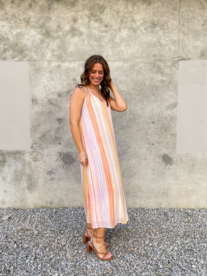 Sayulita Stripe Maxi Dress