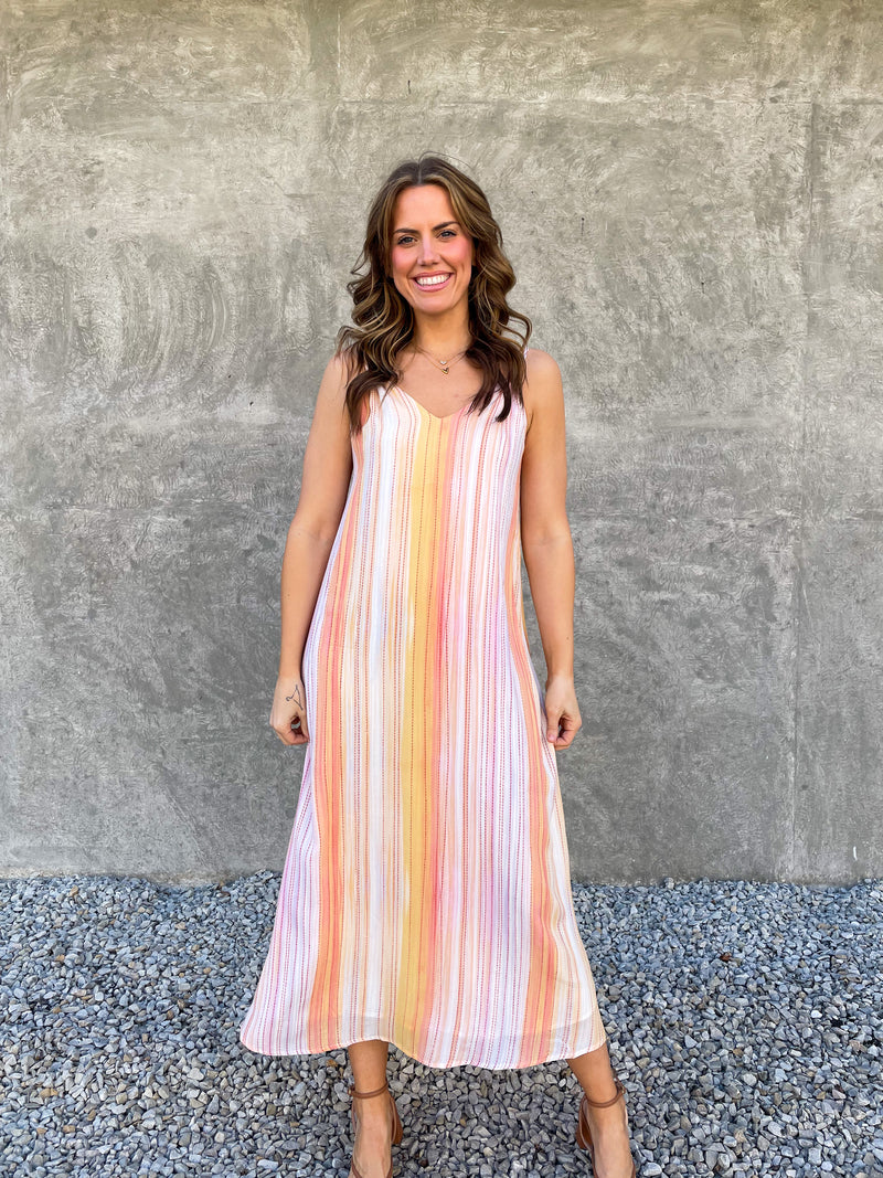 Sayulita Stripe Maxi Dress