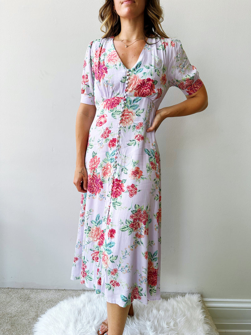 Lavender Dream Midi Dress