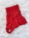 Get Your Flirt on Short in Maraschino Red