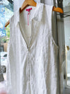 Cabo Terry Romper in White