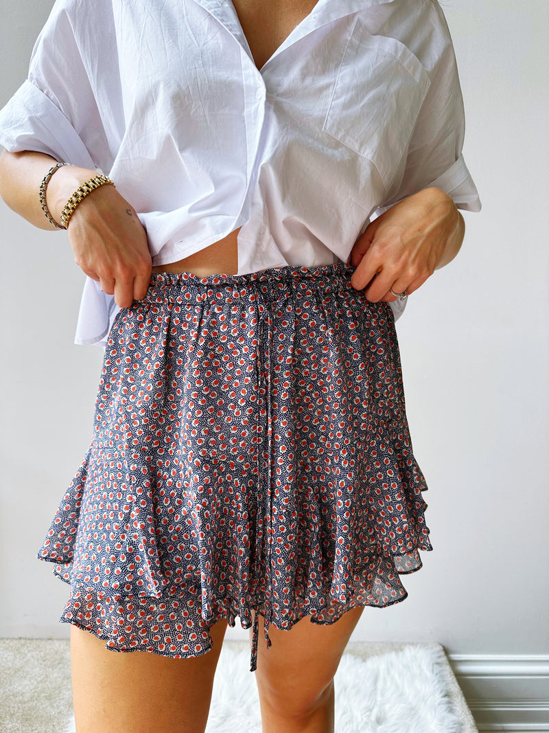 Tomato Print Skort