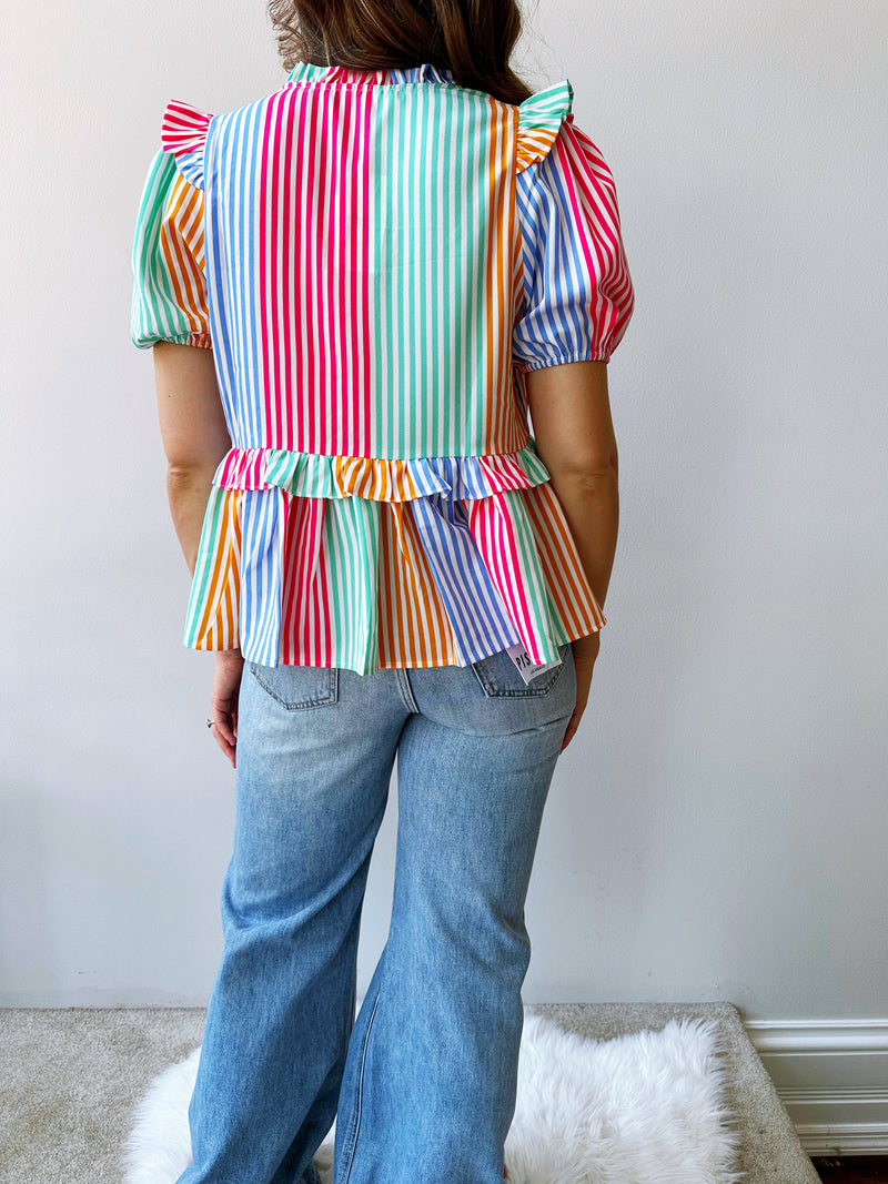 Carnivale Striped Blouse