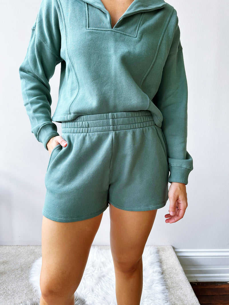 Sporty Fleece Short