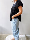 Sunrise To Sunset Blouse in Washed Black