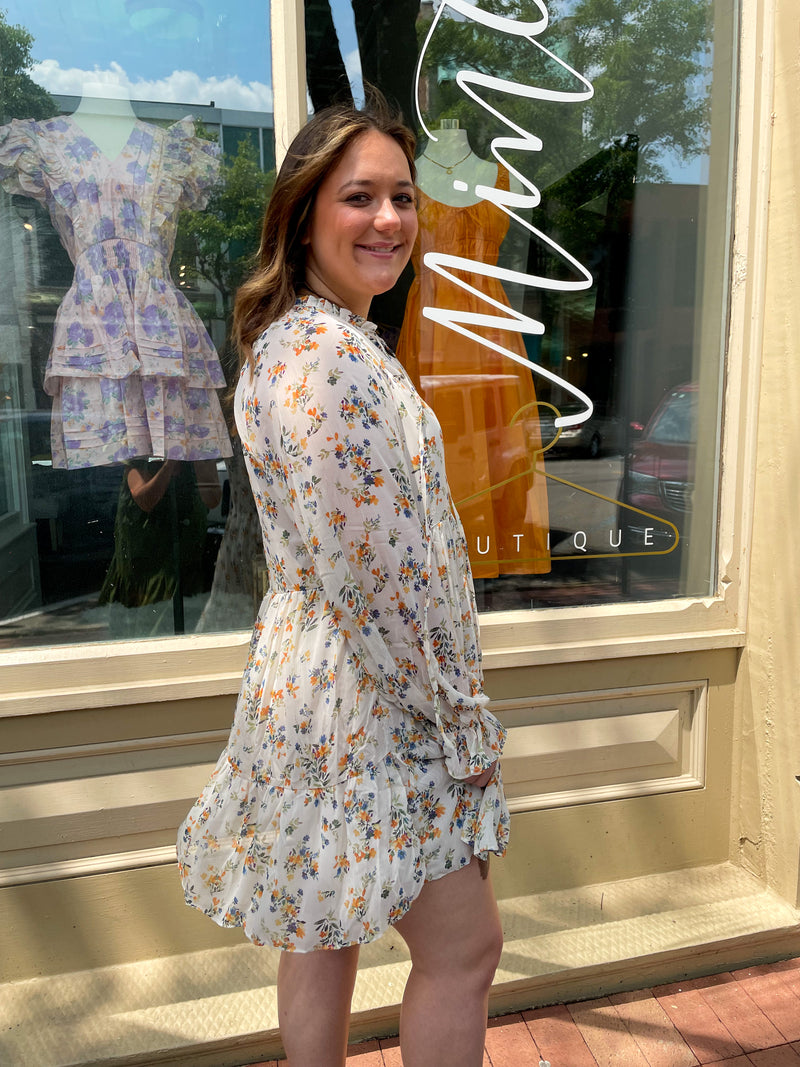 Flower Fields Babydoll Dress